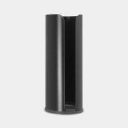 Distributeur de papier hygiénique ReNew - Matt Black - Brabantia - 3 rouleaux - Design minimaliste_1
