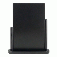 Grand chevalet de table Elegant bois laqué noir | Securit - CU902_1