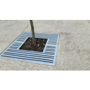 Grille d'arbre carré en acier - Tropica - ORCA Mobilier Urbain