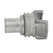 Demi-raccord symétrique avec verrou - DN 40 mm - Embout annelé Ø 35 mm - Alu_1