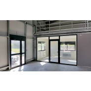 Hangar de stockage en construction métallique pour activité agricole, aménagée avec bureau et mezzanine - Dimensions 100 m2 à 10 000 m2_1