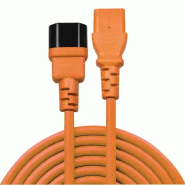LINDY 2m IEC Extension Lead Orange_1