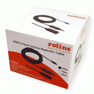 ROLINE Câble prolongateur USB 3.2 Gen 1 actif, noir, 10 m_1