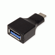 Value adaptateur usb 3.2 gen 1, usb type c - a, m/f, otg, noir_1