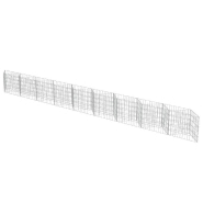 Vidaxl mur de gabion acier galvanisé 630 x 30 x 50 cm 143574_1