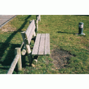 Banc bois RONDUS simple ou double_1