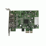 Carte adaptateur PCI Express vers 3 ports FireWire - Faible encombrement - 800 et 400_1