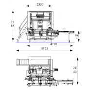 Cloueuse de semelles hydraulique Platon - Machines pour palettes - 5000 kg - Puissance 17 KW_1