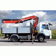 Grue hydraulique Fassi F125A.2 XE-Dynamic avec rotation 410°