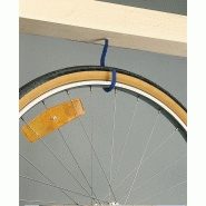 MOTTEZ - Crochet à vis petit modèle B039V - Tube Ø 9mm gainé - Fixation plafond_1