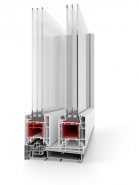 Porte coulissante lift-slide 85 mm - aluplast - haute efficacité énergétique et isolation acoustique_1