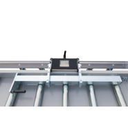 Système de rouleaux et jauges Metallkraft MRB EKF - L : 1 m - Pieds : 2 - Capacité 300 kg/m et système de mesure LCD_1