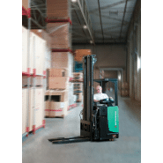 Gerbeur électrique à conducteur porté assis SBS15N - 1500 à 2000 kg - Levée jusqu'à 6,5 m_1