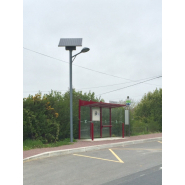 Lampadaire solaire urbain à LED en acier galvanisé thermolaqué - 5.5 m - 40 W / 4800 Lm - ARL-AL002_1