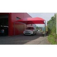 Abri pour station de lavage c1+ - carapax - dimension 5.50 x 4.00 m