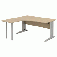 Bureau d'angle compact avec goulotte passe-câbles So Enix_1