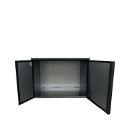Frigo fûts pour stockage - capacité 10x50L - refroidissement ventilé - 2 portes pleines - skinplate gris_1