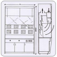 Sorbonne de laboratoire inductive BI pour salle blanche - ADS Laminaire - économie d'énergie et débit optimisé_1