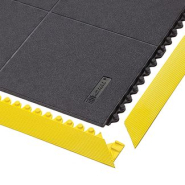 Tapis pour usage Militaire - Cushion Ease Solid? ESD Nitrile - FR 661 Notrax tapis dissipant électricité Noir_1
