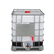 266183W - Cuve RecoBulk IBC 1000 litres - Palette avec cadre en acier galvanisé, ouverture DN 150, sortie DN 50_1
