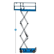 Élévateur de personnes GS-2632 - Hauteur de travail max 9,96 m - Poids 2 145 kg_1