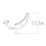 Équipement de fitness extérieur - Gym Trinity Cycle 8050386 - Hags - Vélo à main et pédales en aluminium_1