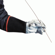 Gants de soudage TIG aluminisés cuir bovin avec renfort paume - TIG Flex Alu_1