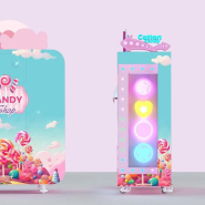 Machine à barbe à papa automatique 2800W M3 - Temps de fabrication 80-130s/pièce - FESTI MARKET - Ref FM-M3-CFCSVE_1