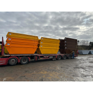 Bennes empilables avec système anti-encastrement