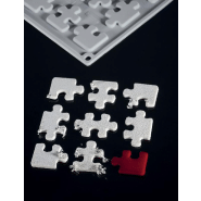 Puzzle - Moule en silicone Gourmand Horeca Pavoni Italia - 18 empreintes_1