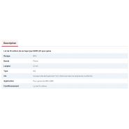 Serflex - Colliers de fixation pour gaine Ø50 à Ø70 - MPC - Type W2 - Largeur 12 mm - Lot de 10 - Réf. AMQX00052-10_1