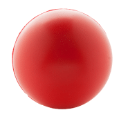 Balle anti-stress rouge - en mousse PU - poids 26g_1