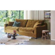 Canapé 3 places Beausset 206 cm - Home Spirit - Confort plumes et structure en hêtre_1