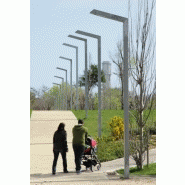 Lampadaire urbain 108 LED - 132 W - acier galvanisé - hauteur 7,7 m - design fonctionnel_2