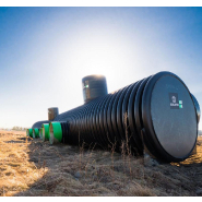 Unité de prétraitement des eaux pluviales par décantation - Soleno - capture des sédiments et hydrocarbures - modèle PEHD durable_1