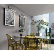 Applique de tableau TABEL - LED 12W - coloris argenté en métal - largeur 600 mm - 3000K - 1000lm - Nickel satiné_1