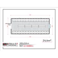 Bungalow vestiaire, vestiaire de chantier conteneur modulaire_1