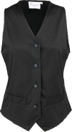 Gilet de serveuse - Premier - Réf: PR621 - 65% polyester / 35% coton sergé - Tissage souple et solide_1