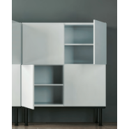 Prestige - Armoire ouverte design et élégante avec système push-to-open - Buronomic_1