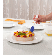 Pinceau de cuisine en silicone - couleur blanc - poids 18,09 gr_1