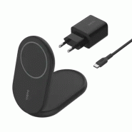 Belkin BoostCharge Casques, Smartphone Noir USB Recharge sans fil Charge rapide Intérieure_1