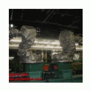 Housse pour robots en zone de coulée et coulée sous pression - Tissu aramide TIFFON-R et TKS-ALU - Haute résistance thermique_1