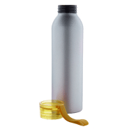 Gourde de sport en aluminium - 650 ml - couvercle coloré et dragonne en silicone_1