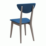 Chaise Lilly en bois massif - fabrication française - hêtre ou chêne avec finitions et revêtements variés_1