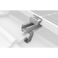 Étrier final universel 32-42mm noir - K2 Systems - Aluminium EN AW 6063 T66 / EN AW 6082 T6_1