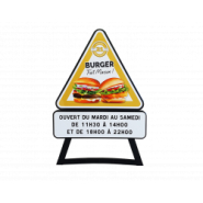 Panneau personnalisé Restaurant - gamme Innov ou Traduction - WP Signalisation_1