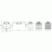 Pince à grumes TC-GDM - pour pelles 14-21T et chargeuses 18-28T - capacité 4T_1