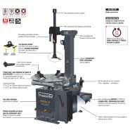 AS922DVW - Monte/Démonte-pneus automatique 400V avec blocage extérieur de 10 à 22 pouces - moteur 2 vitesses_1