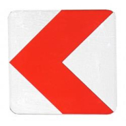 Balisage temporaire position d'une déviation ou d'un rétrécissement temporaire de chaussée K8-1 À K8-5_1