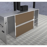 Cabine de peinture rétractable RETRA-FLEX 3 - dimensions sur-mesure possibles - parois ignifuges et ventilation Sellerpro_1